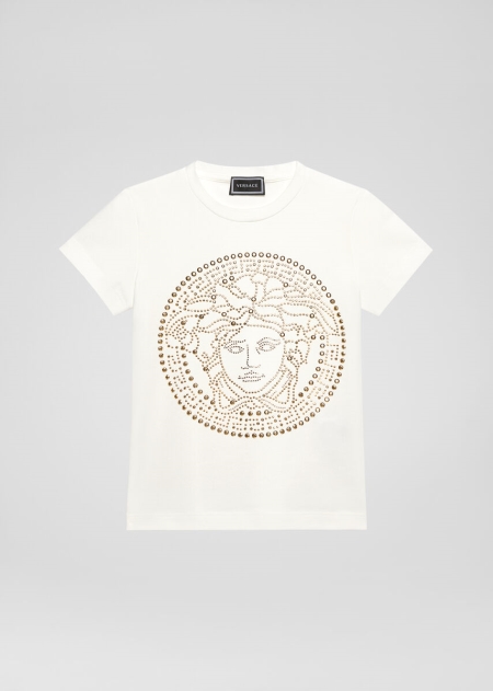 Tricouri Versace Studded Medusa Fete | ELXNFQG-90